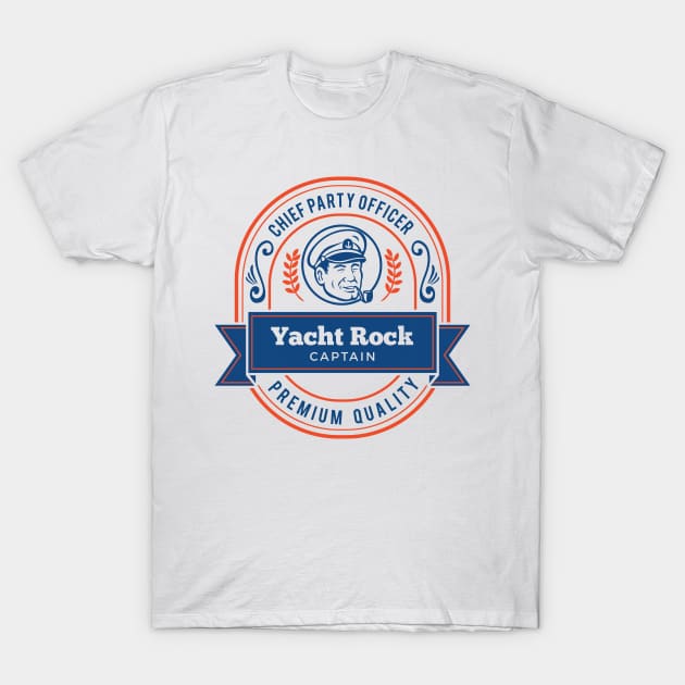 Yacht Rock Captain - Party Boat Drinking product T-Shirt by Vector Deluxe